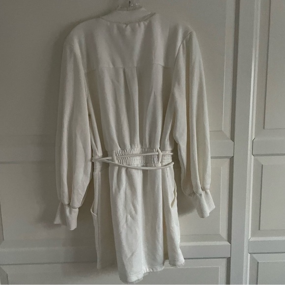 New! For Love And Lemons Ronnie off white dress with side pockets 22883 - Picture 4 of 12